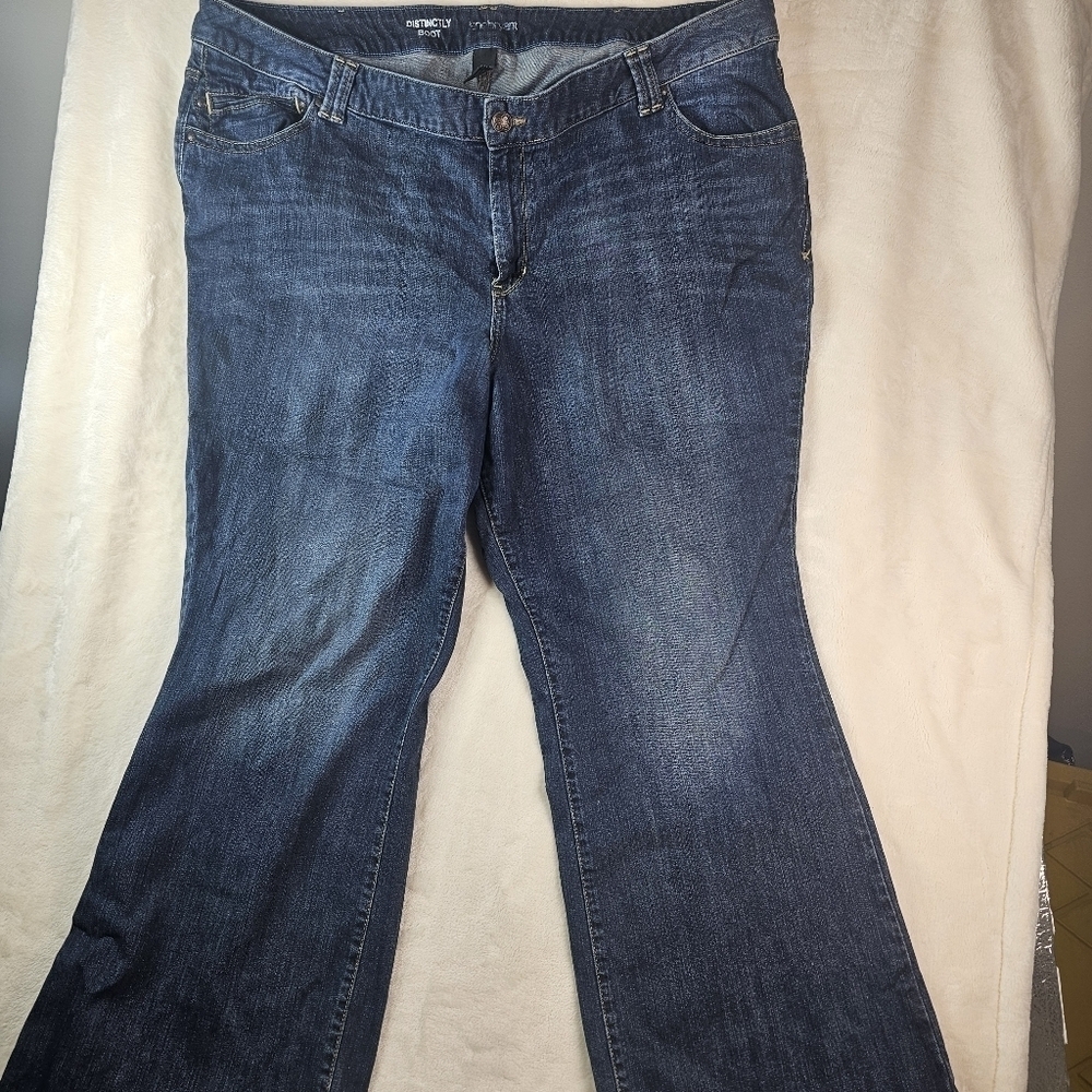 Lane Bryant Distinctly Bootcut Jeans 26 Women’s Pus Size Denim Western Cowg